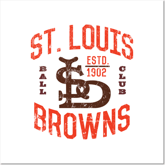 St. Louis Browns Wall Art by MindsparkCreative